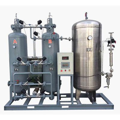 Edelstahl 5 Nm3/H medizinischer Sauerstoffgasgenerator, 300ppm Sauerstoffgenerator PSA-System